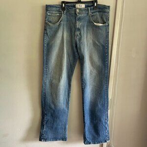 Jaymes Los Angeles Men's Luxury Cotton Denim Blue Jeans Size: 36x34